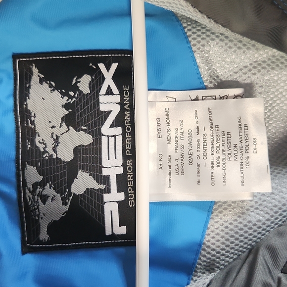Phenix Blue Ski Jacket Sz Large - Picture 4 of 15